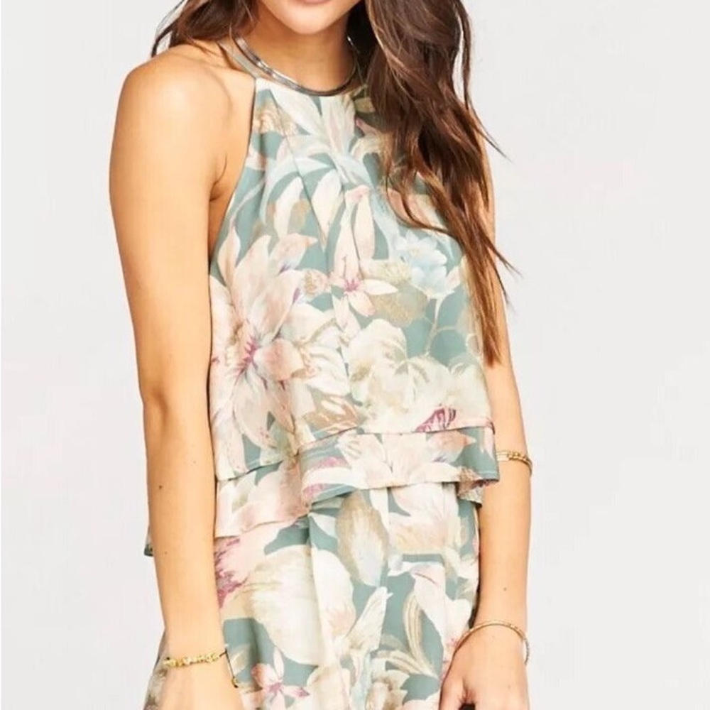 Show Me Your MuMu petal pines top and shorts set